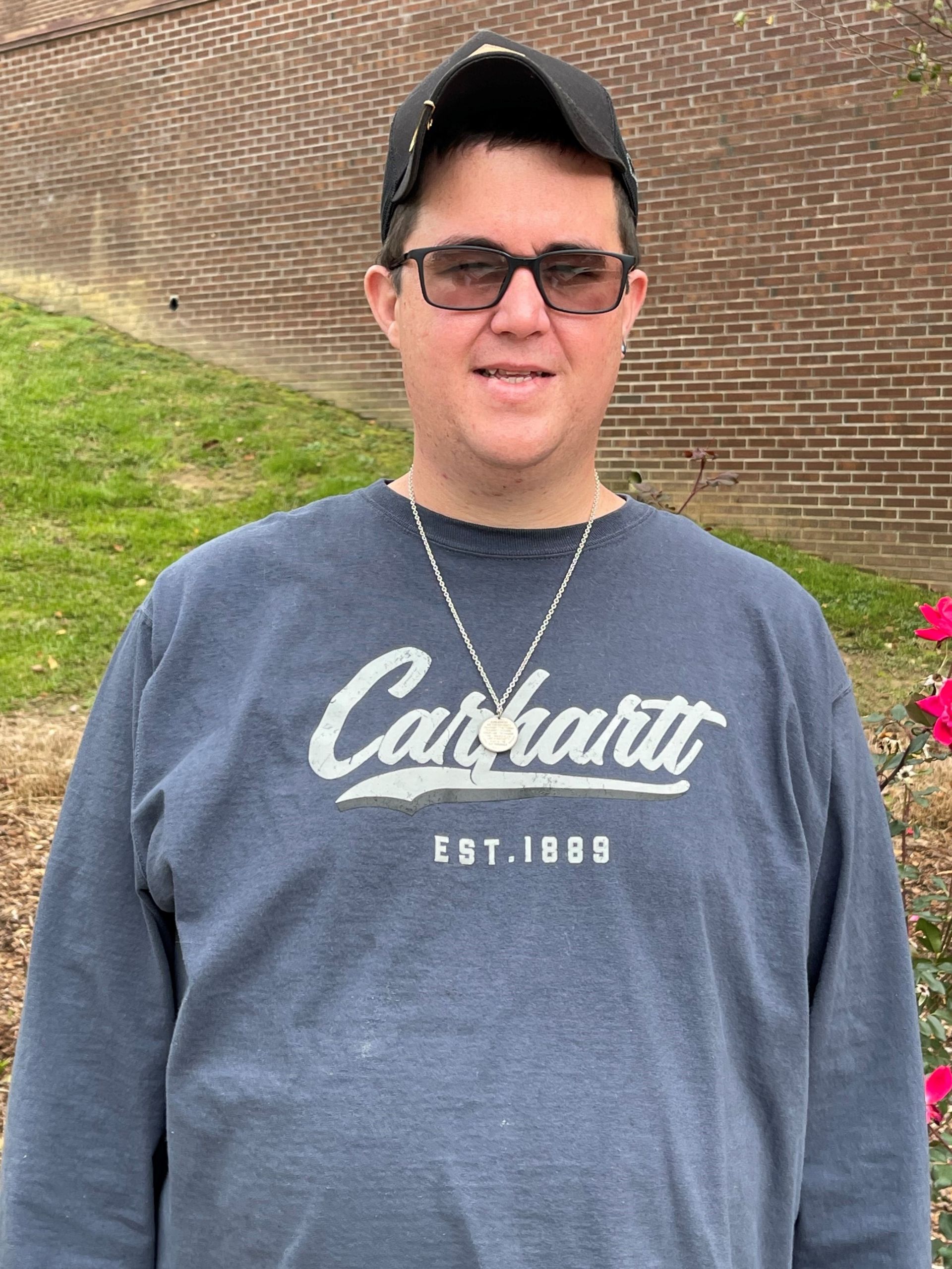 Kelby Noland standing outdoors at Haywood Regional Medical Center